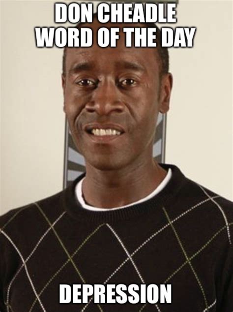 Don Cheadle Word Of The Day On Twitter Word Of The Day Funny Sports