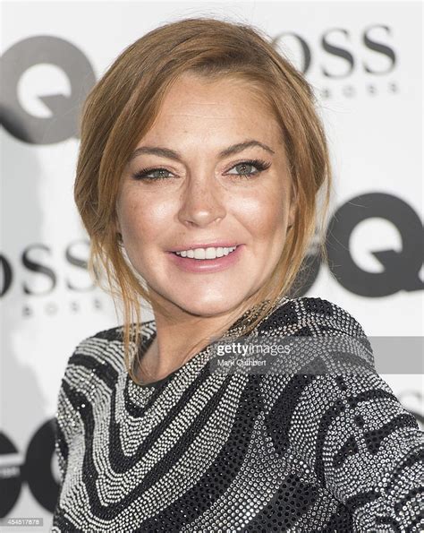 Lindsay Lohan Attends The Gq Men Of The Year Awards At The Royal