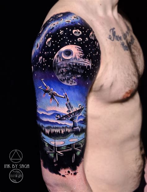 Beginning Of My Star Wars Sleeve Done By Saga Anderson Boss Tattoos