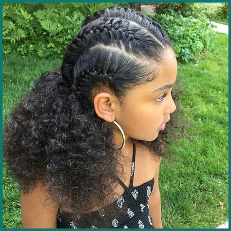 Pin By Abbie Wanja On Braids Ideas In 2020 Mixed Girl Hairstyles Curly Hair Styles Naturally