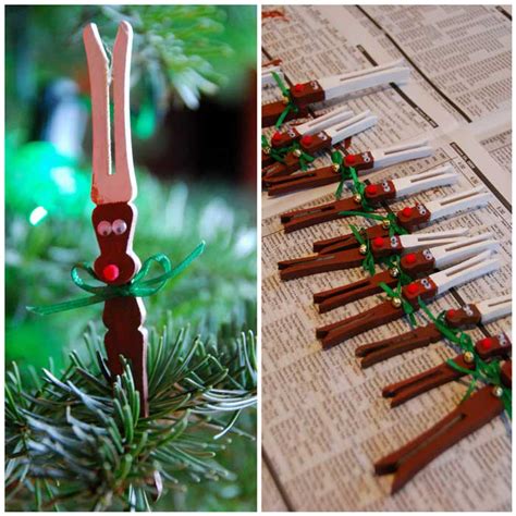 Christmas Crafts Using Clothes Pins