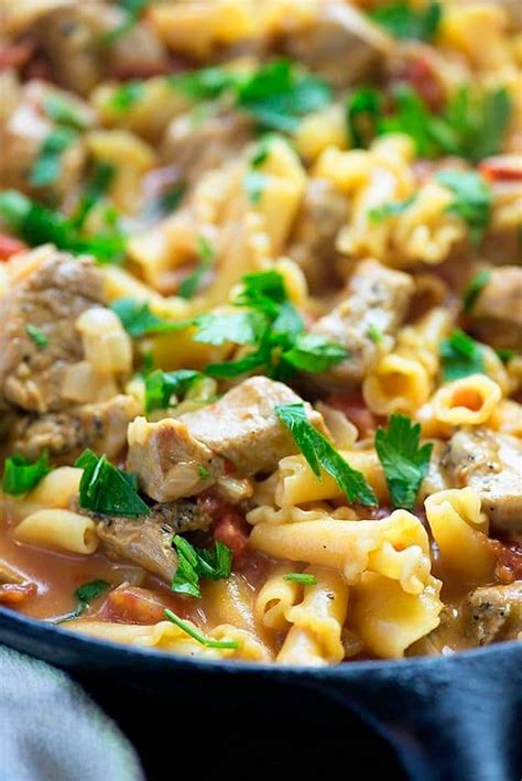 Spread a saucy foundation of barbecue sauce on the pizza dough and lay down shredded leftover pork roast, along with thinly sliced red onion, slices of dill pickles, and shredded mozzarella cheese. One Skillet Pork Pasta | Pork pasta, Leftover pork loin recipes, Pork recipes