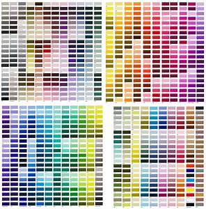 Folk Art Acrylic Paint Color Chart