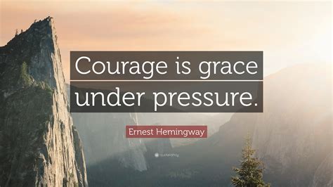 Rodney mckay 's puddle jumper crashes into the ocean on route back to atlantis and is slowly sinking. Ernest Hemingway Quote: "Courage is grace under pressure." (19 wallpapers) - Quotefancy