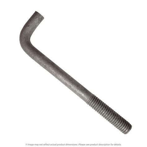 concrete bent anchor bolts 3 4 10 x 12 hot galvanized 5 fasteners and hardware business and industrial