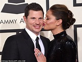 Vanessa Lachey kisses husband Nick at Grammy Awards 2016 | Daily Mail ...