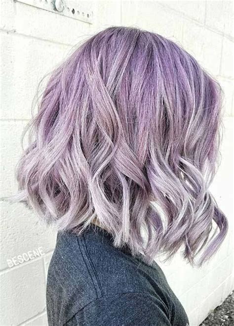 50 lovely purple and lavender hair colors in balayage and ombre pastel purple hair hair color