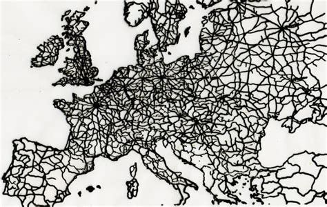 Playharderdesign European Rail Network Map