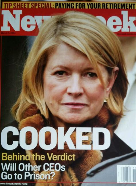 Martha Stewart Went To Prison In March 2004 For Insider Trading