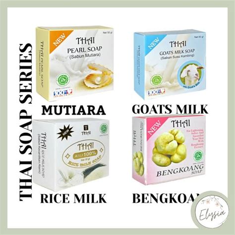 Jual Sabun Thai Goats Goat Milk Rice Milk Bengkoang Mutiara 50 Gram Di