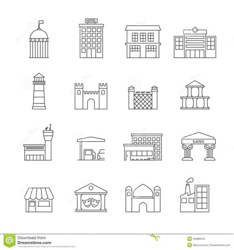 Buildings Outlined Clipart 20 Free Cliparts Download Images On