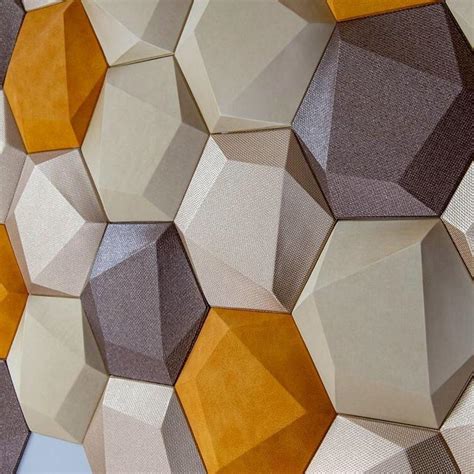 Trapezoid Hexagon 3d Wall Panel Articture