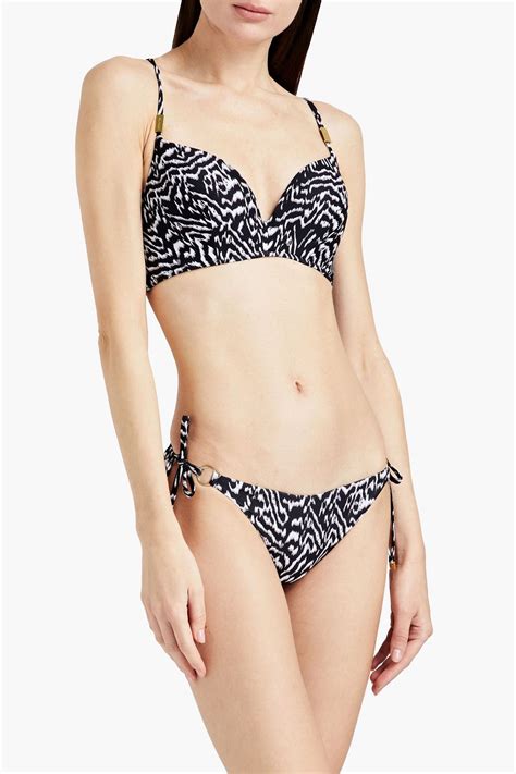 calvin klein leopard print low rise bikini briefs the outnet