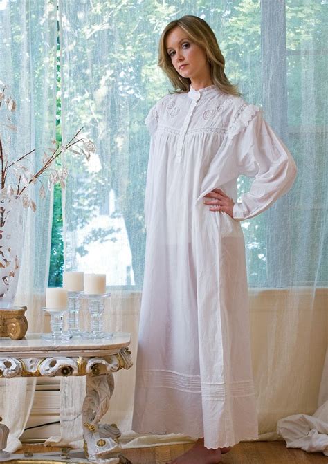 edwardian nightgown victorian nightgown victorian nightgown night gown cotton nighties