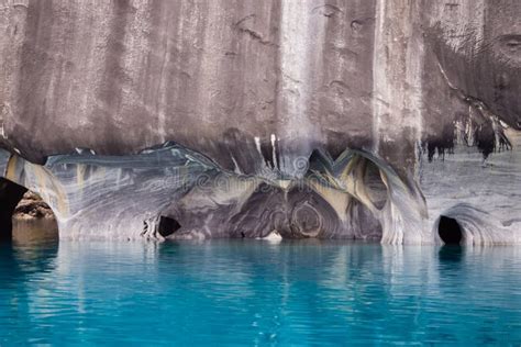 Marble Cathedral General Carrera Lake Chile Stock Photo Image Of