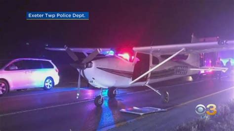 Plane Makes Emergency Landing On Berks County Road Saving Lives Of 3 People Youtube