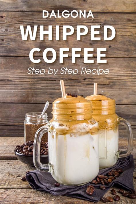 How To Make Dalgona Whipped Coffee Recipe I Homemade Dalgona Whipped