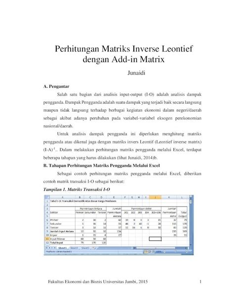 Pptx Perhitungan Dengan Matriks Dokumen Tips Hot Sex Picture