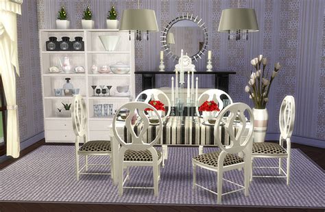 Corporation Simsstroy The Sims 4 Dining Room Sets Festive Reception