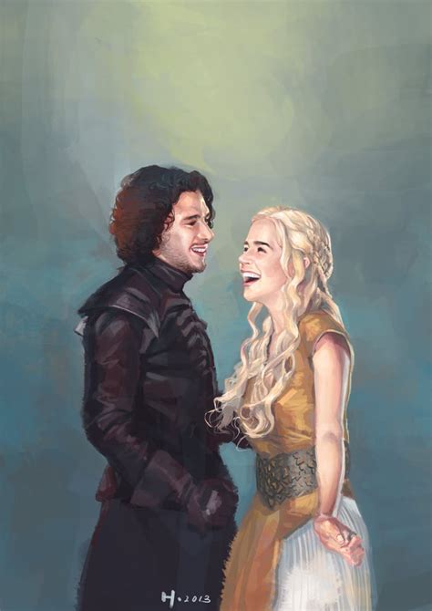 Jon Snow And Daenerys Fan Art Popsugar Love And Sex Photo 2