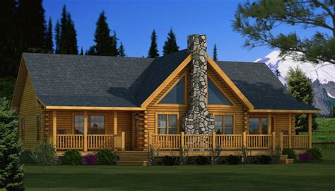 Building a log cabin home. Adair - Plans & Information | Southland Log Homes