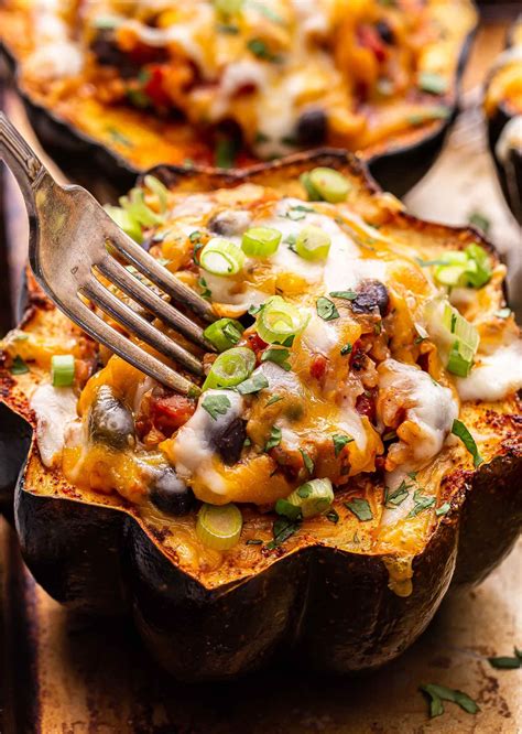 Southwest Stuffed Acorn Squash Recipe Runner