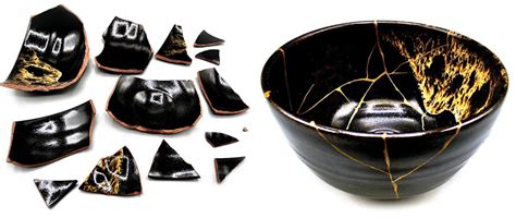 Kintsugi Pottery Mending Imperfection With Gold