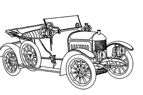 Antique Car For Collection Coloring Pages Best Place To Color Cars