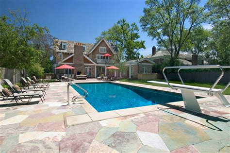 Winnetka Il Swimming Pool With 1 Meter Diving Board