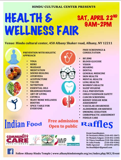 Health And Wellness Fair Flyer