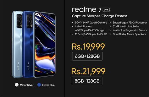 Realme 7 pro android smartphone. Realme 7 Pro Launch & Specifications