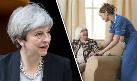 General Election Theresa May Hints Social Care Plan May Be Included In Tory Manifesto Uk