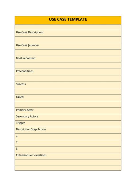 40 Use Case Templates And Examples Word Pdf Templatelab