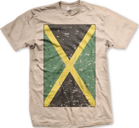 Jamaica Faded Flag Jamaican Country Pride Born From Heritage Jam Mens