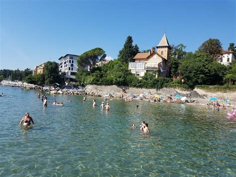 Tomasevac Beach Opatija Primorje Gorski Kotar County On The Map With