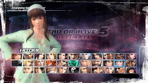 Dead Or Alive 5 Ultimate Hitomi Bedtime Costume