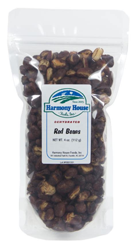 This kit has been the centerpiece of reducing my food weight and improving the overall quality of my meals and approximately $1 per meal or less. Harmony House 4 oz Zip Bag of Dehydrated Red Beans Food ...