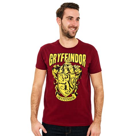 Harry Potter Gryffindor Wappen T Shirt Rot Elbenwald