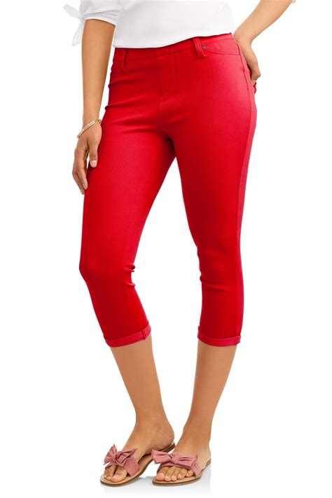 Time And Tru Womens Soft Knit Jegging Capris