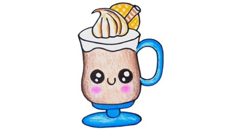 Como Desenhar Milk Shake Fofo Desenho Kawaii Youtube