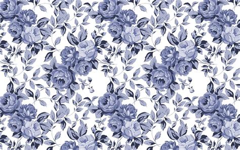 Download Wallpapers Blue Vintage Background 4k Background With