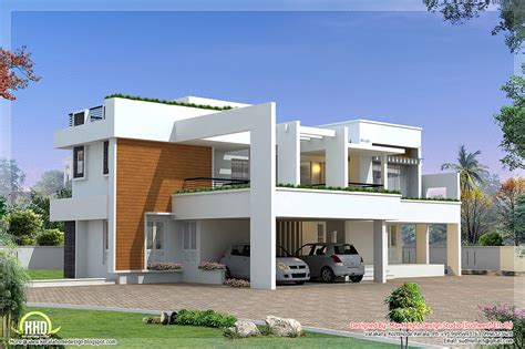 4 Bedroom Luxury Contemporary Villa Design Kerala Home Design And