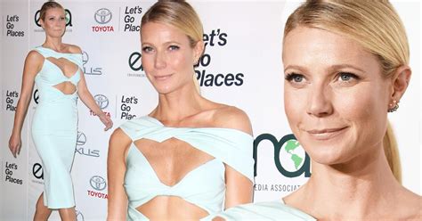 Gwyneth Paltrow Puts Cleavage On Display While She Flashes Toned Abs In Daring Dress Irish