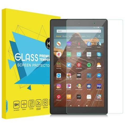Tempered Glass Screen Protector All New Amazon Kindle Fire Hd10 2021hd82018 Ebay