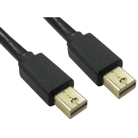 Seamless audio for uncompressed digital 7.1, 5.1, or 2 channels. Cables Direct Ltd Mini DisplayPort Male Cable