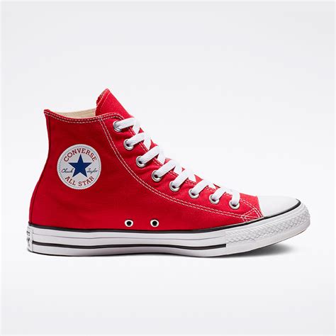 Chuck Taylor All Star High Top In Red Converseca