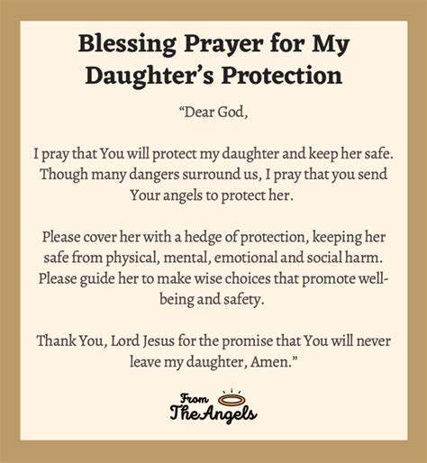 10 Prayers For My Daughter Protection Strength And Health