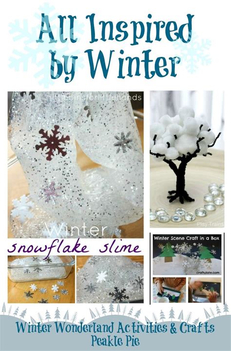 Winter Wonderland Activities And Crafts Recipe Christmas Activities