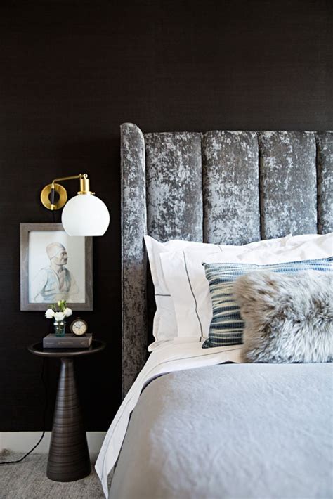 How To Style Dark Bedroom Walls Tips Paint Color Guide Domino