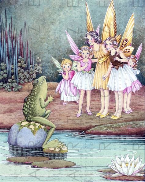 Chorus Of Fairies Singing With The Frogs Lovely Ida Rentoul